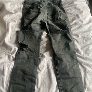 black ae ripped jeans